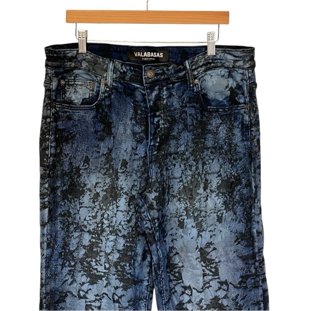 VALABASAS | MENS DENIM RANGER BAGGY DENIM JEAN VINTAGE BLUE DYEING 36 - Picture 9 of 16